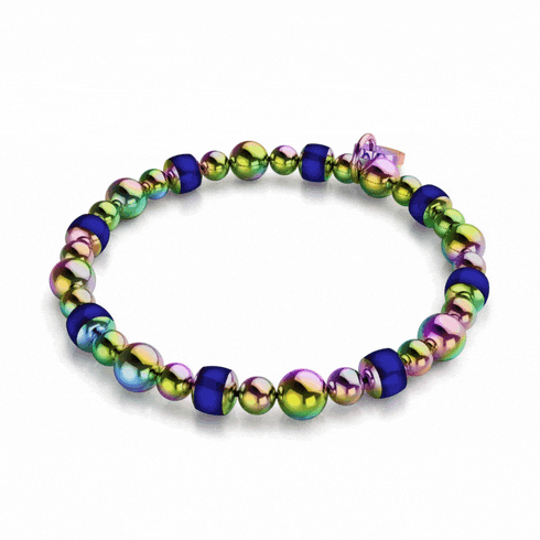 Chromata | Einhorn Silber | Stimmungsstein Armband